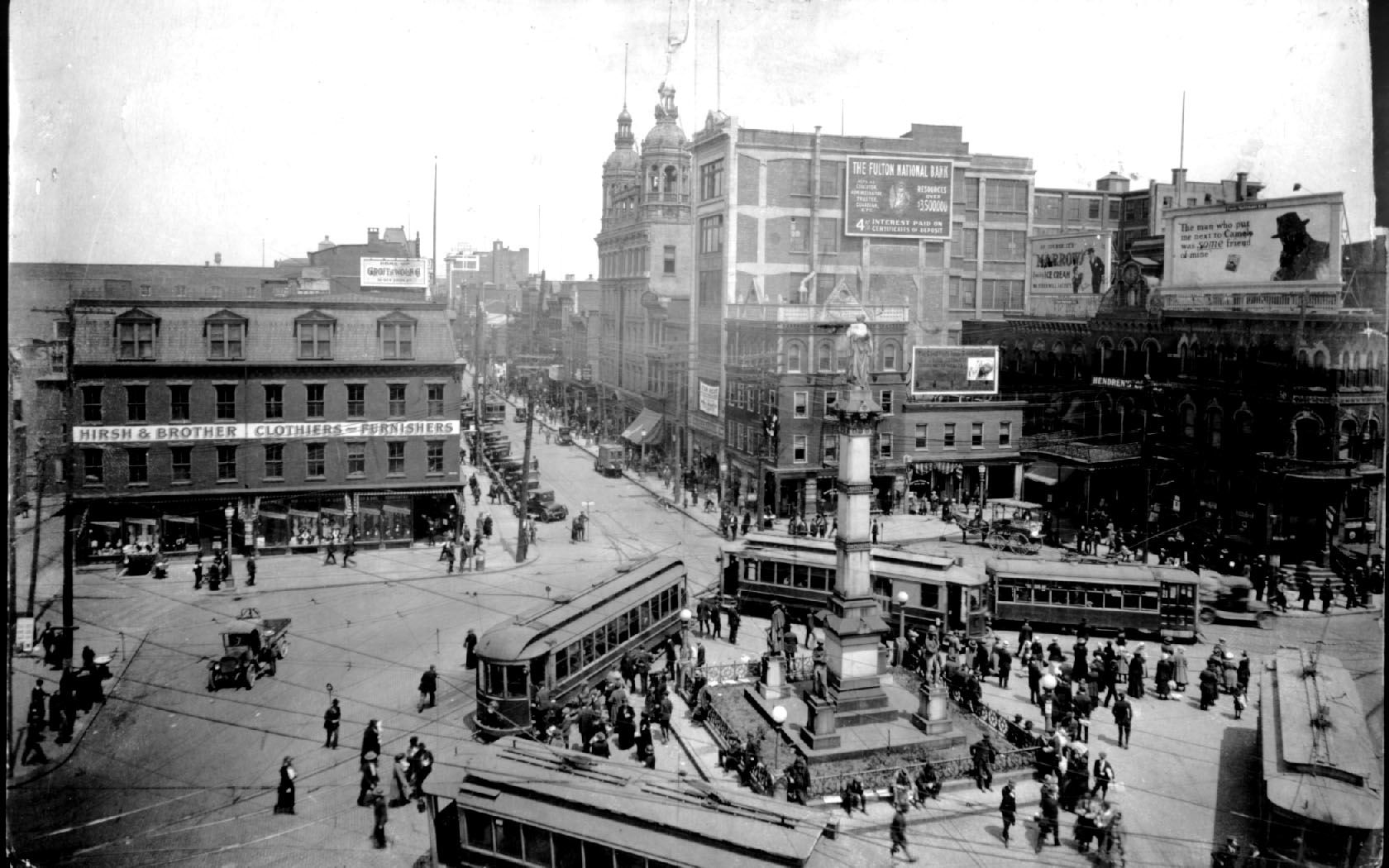 Penn Square traffic, 1913